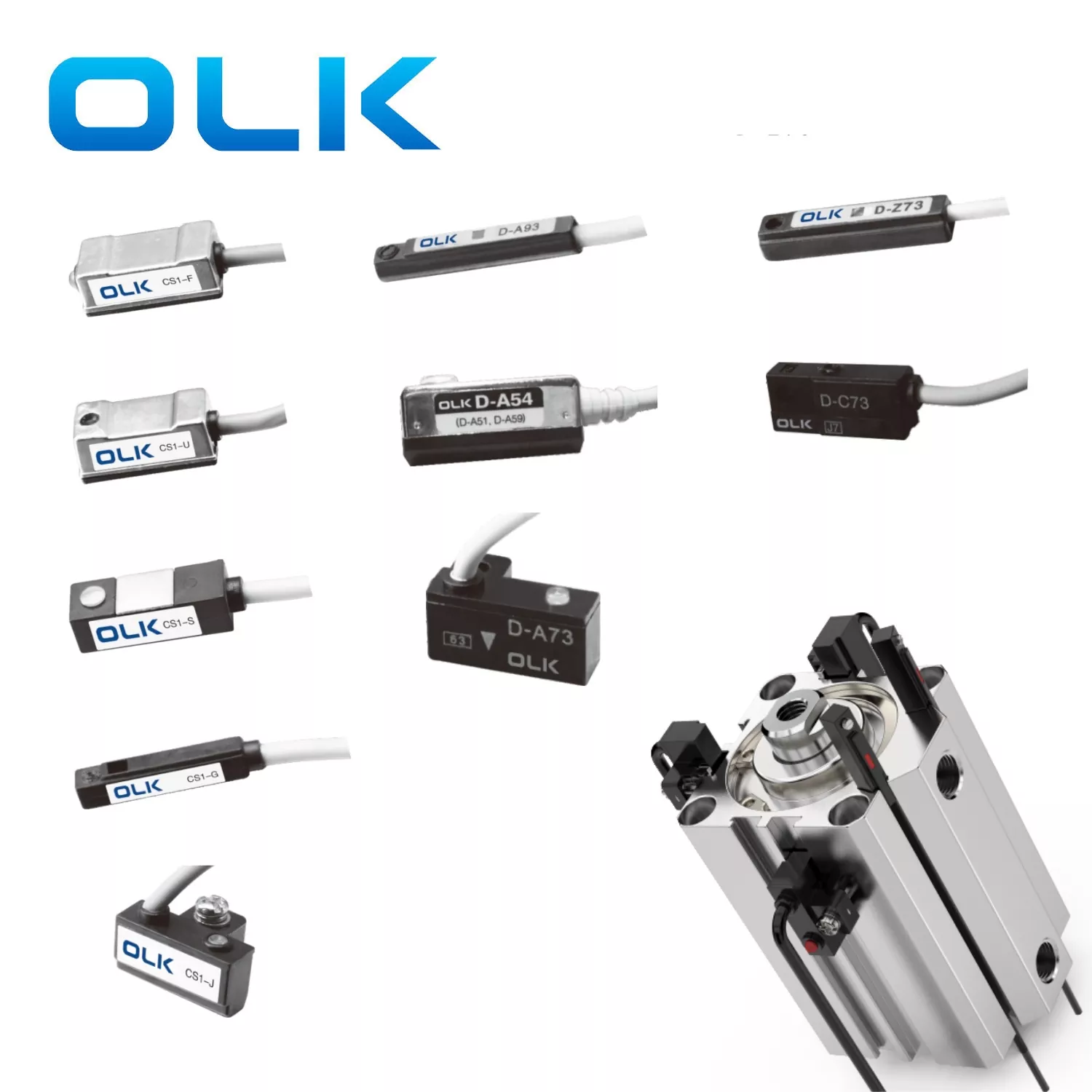 Cylindermagnetisk switc